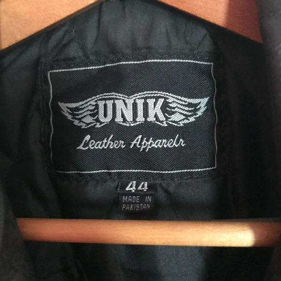 Unik leather men’s leather mc jacket - Picture 13 of 16